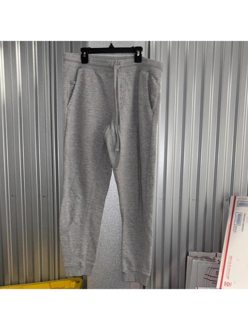 Men’s Vintage Weatherproof Grey Jogger Sweatpants Track Pants Causal Lounge Wear